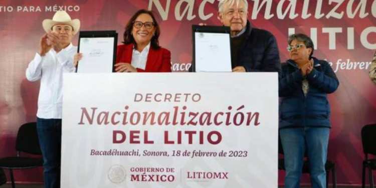 AMLO firma decreto para nacionalizar el litio&nbsp;