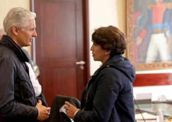Delfina Gómez y Alfredo del Mazo inician proceso de entrega-recepción de la gubernatura