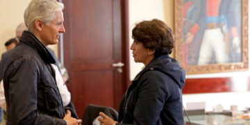 Delfina Gómez y Alfredo del Mazo inician proceso de entrega-recepción de la gubernatura