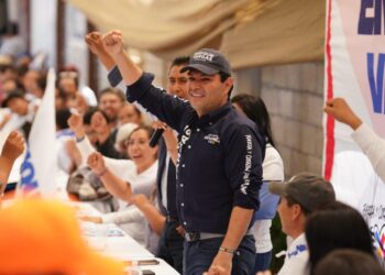 Asegura Enrique Vargas que trabajará de la mano de Delfina Gómez desde el Senado