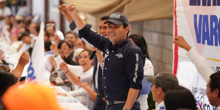 Asegura Enrique Vargas que trabajará de la mano de Delfina Gómez desde el Senado