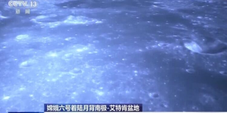 China aterriza nave Chang’e-6 en la cara oculta de la Luna