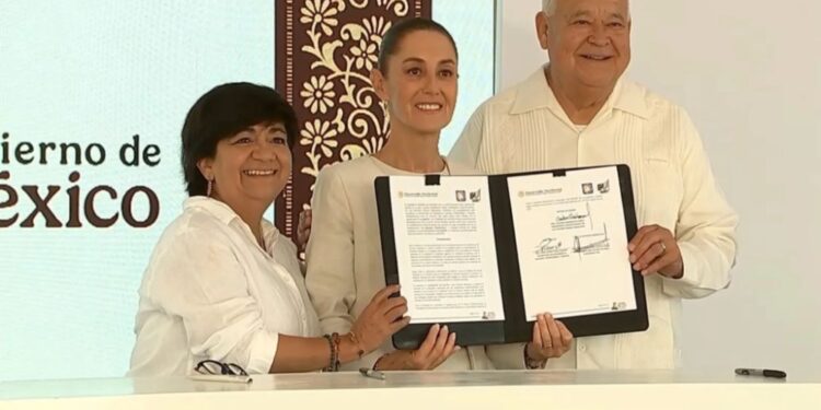 Claudia Sheinbaum lanza programa de Vivienda para el Bienestar en Baja California Sur